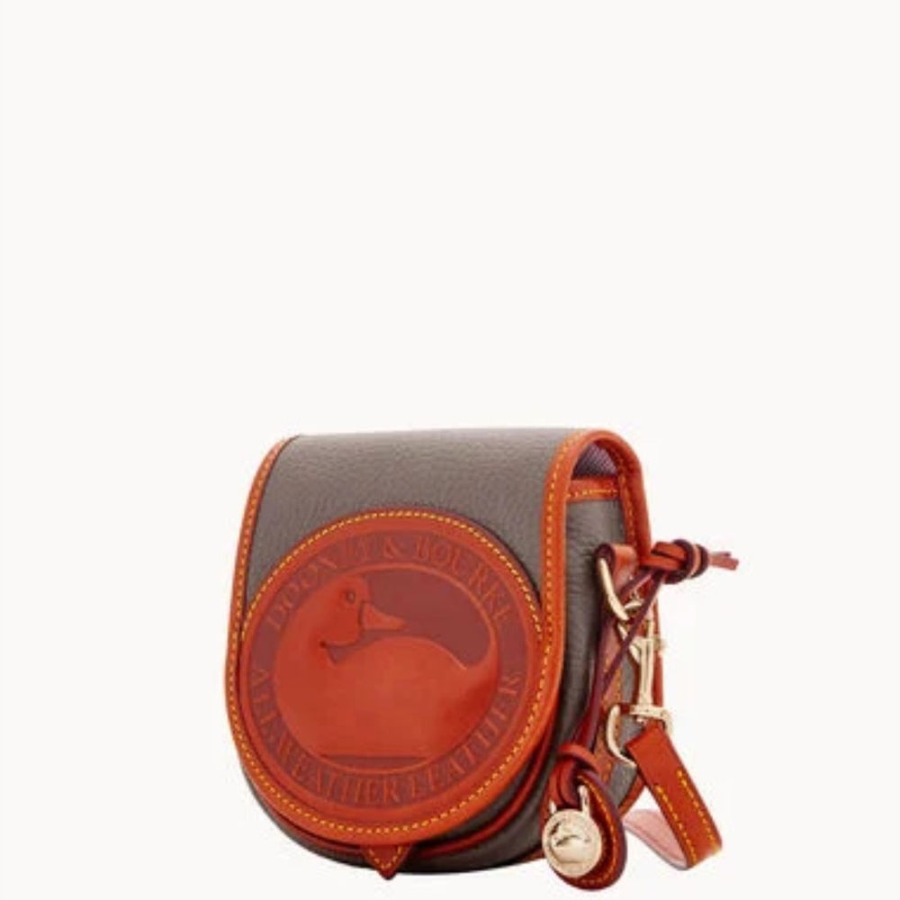Dooney & Bourke All Weather Leather 2 Duck Bag Taupe - Picture 3 of 16